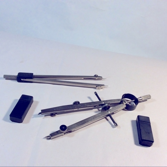 2 Two lot Staedtler Mars Precision Compass Made in Germany Drafting w packaging - Picture 1 of 9